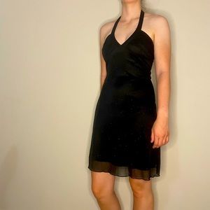 Black halter dress size small